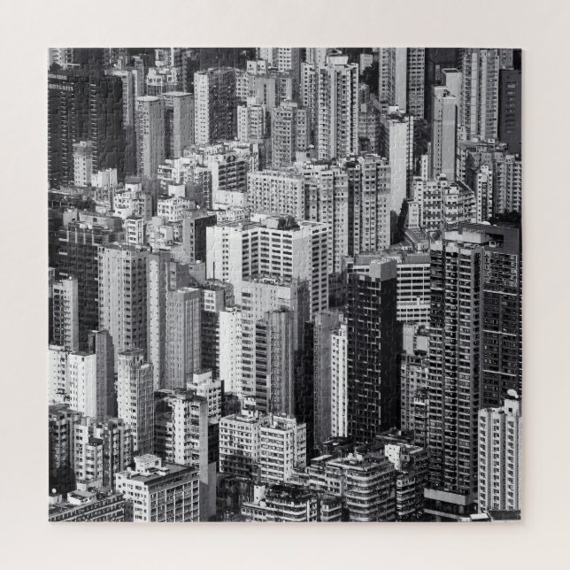 Hong Kong Cityscape: Urban Scene 2015 Jigsaw Puzzle (Vertical)