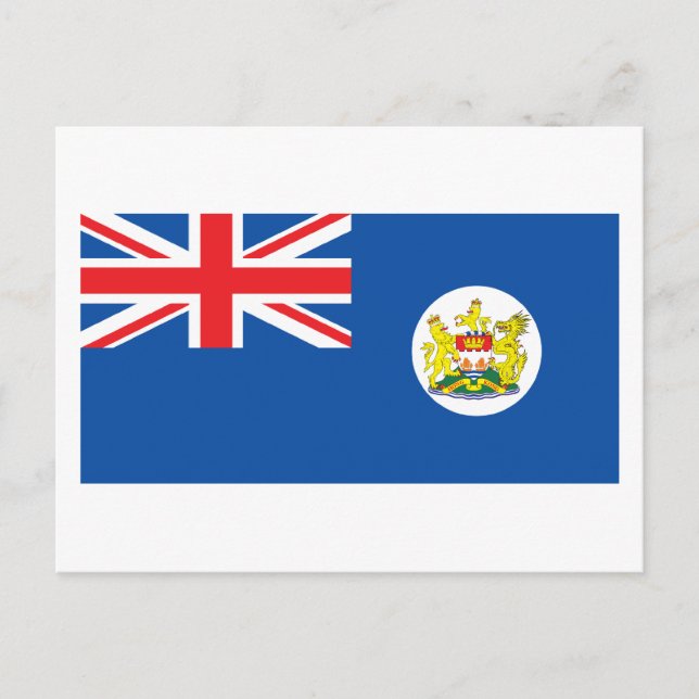 Hong Kong Flag (1959) Postcard (Front)
