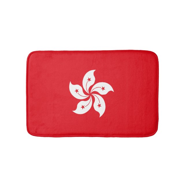 Hong Kong flag Bath Mat (Front)
