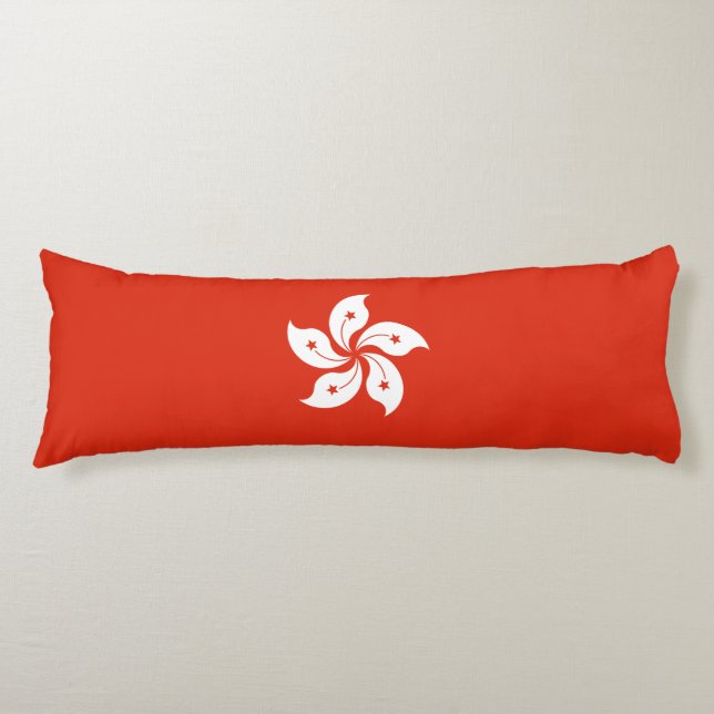 Hong Kong Flag Body Cushion (Front)