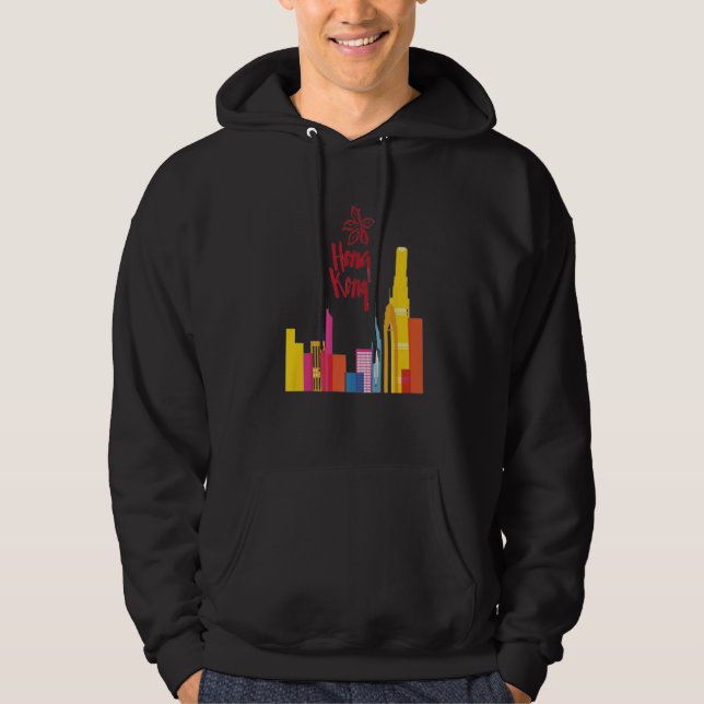 HONG KONG FLAG CITIES STRONG SEVEN HOODIE (Front)