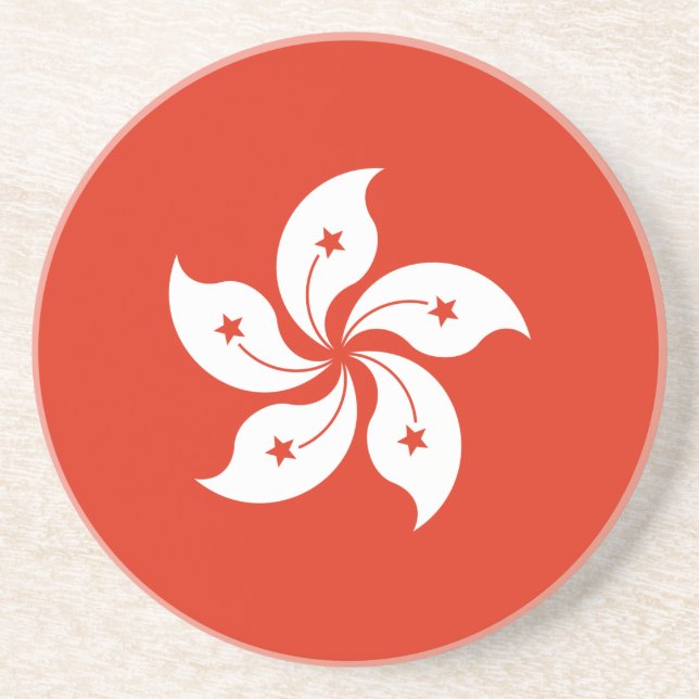 Hong Kong Flag Coaster (Front)