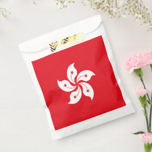 Hong Kong flag Favour Bags
