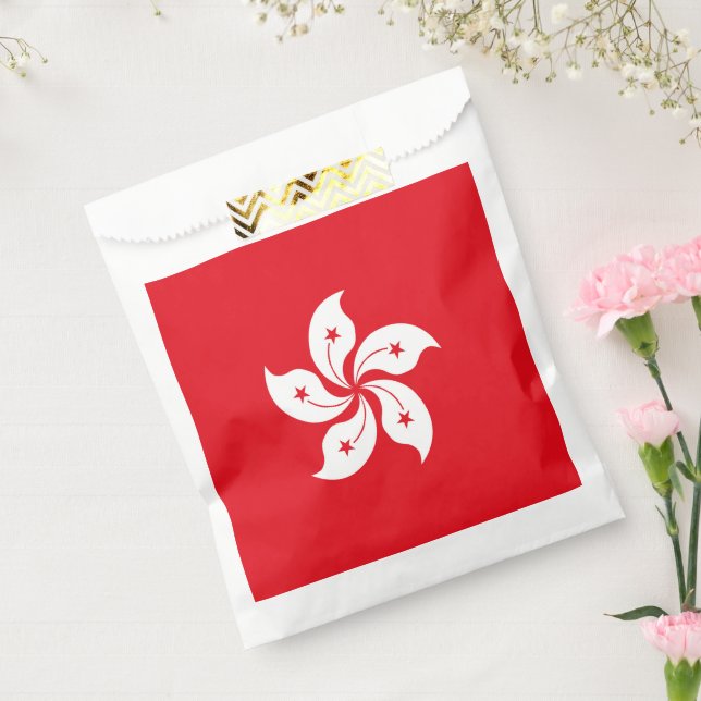 Hong Kong flag Favour Bags (Sealed)