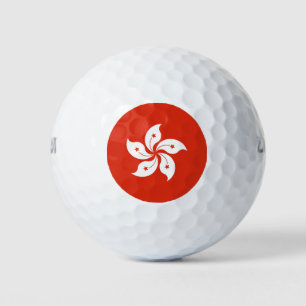 Hong Kong Flag Golf Balls
