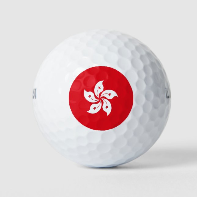 Hong Kong flag Golf Balls (Front)