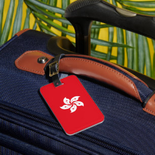 Hong Kong flag Luggage Tag