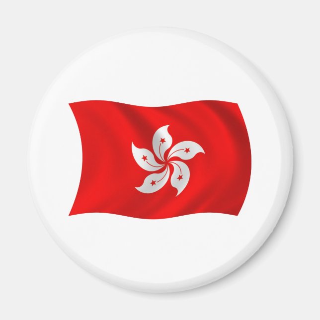 Hong Kong Flag Magnet (Front)