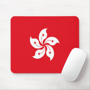 Hong Kong flag Mouse Pad