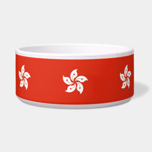 Hong Kong Flag Pet Bowl
