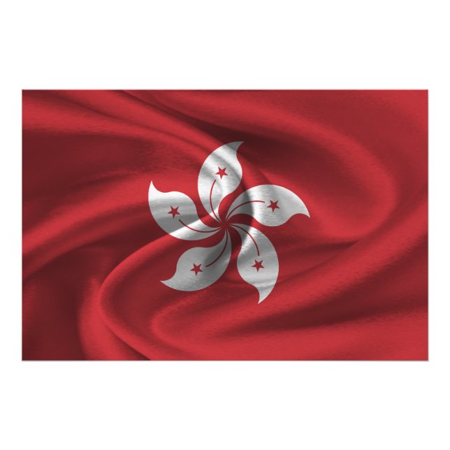 Hong Kong Flag Photo Print (Front)