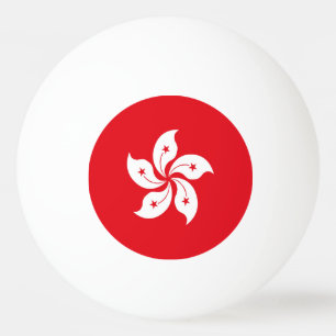 Hong Kong flag Ping Pong Ball