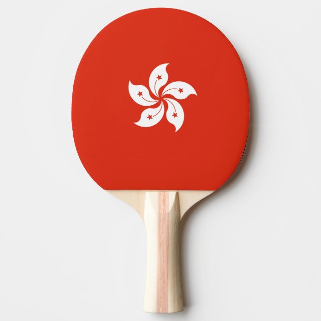 Hong Kong flag  Ping Pong Paddle (Front)