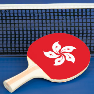 Hong Kong flag Ping Pong Paddle