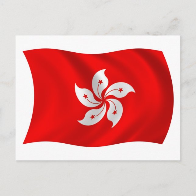 Hong Kong Flag Postcard (Front)