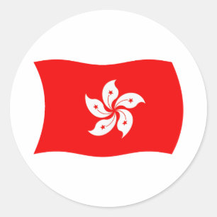 Hong Kong Flag Sticker