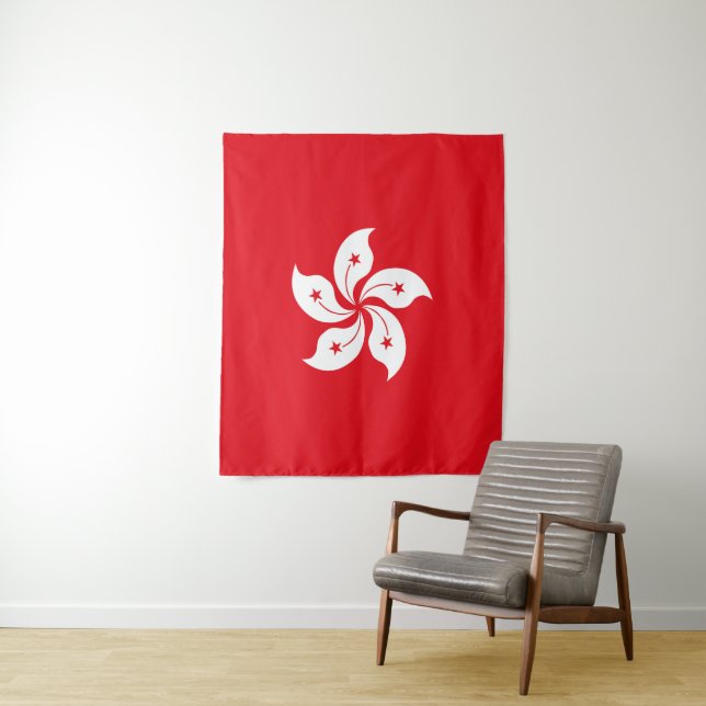 Hong Kong flag Tapestry (In Situ)