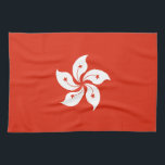 Hong Kong Flag Tea Towel<br><div class="desc">Patriotic flag of Hong Kong.</div>