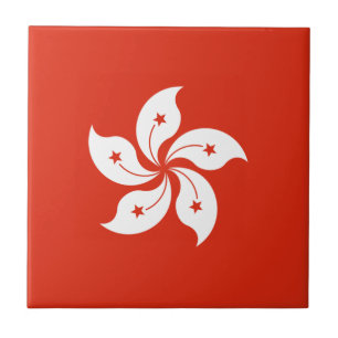 Hong Kong Flag Tile