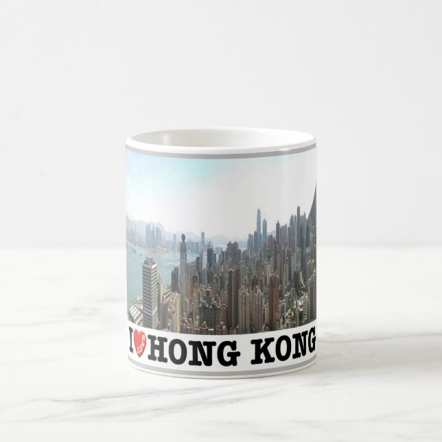Hong Kong - I Love - Coffee Mug (Center)