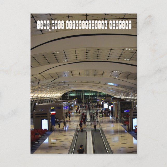 Hong Kong International Airport Postcard (Front)
