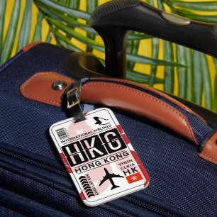 Hong Kong Luggage Tag
