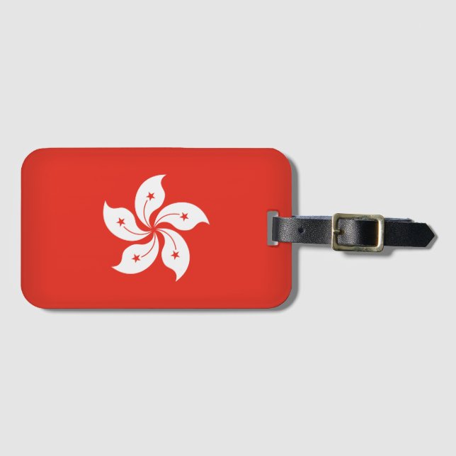 Hong Kong Luggage Tag (Front Horizontal)