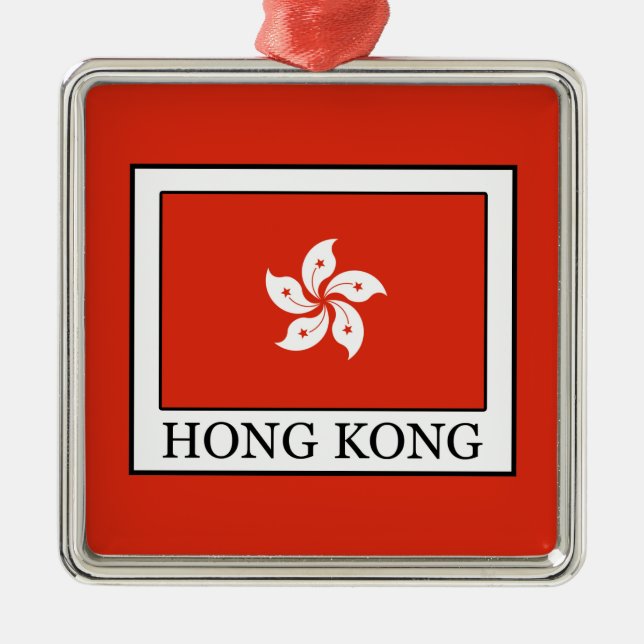 Hong Kong Metal Tree Decoration (Front)