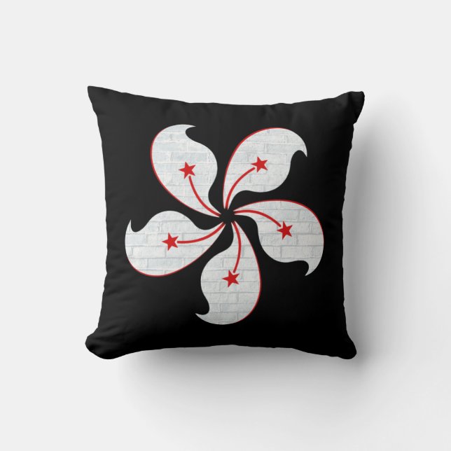 Hong Kong Orchid Cushion (Front)