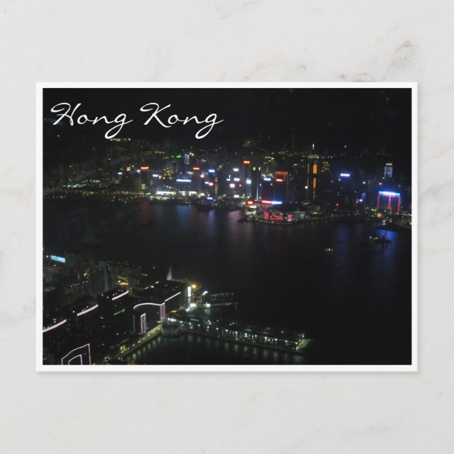 hong kong ozone view postcard (Front)
