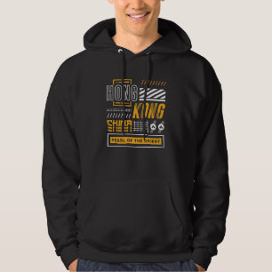 Hong Kong Pearl of the Orient Modern Travel Design Hoodie