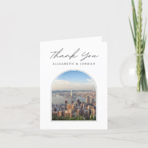 Hong Kong Photo Blank Thank You Card