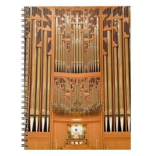 Hong Kong Rieger organ notepad Spiral Notebook