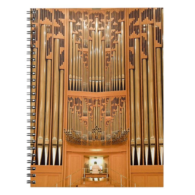 Hong Kong Rieger organ notepad Spiral Notebook (Front)