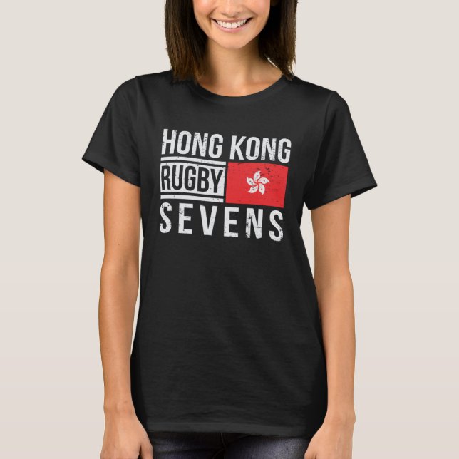 Hong Kong Rugby Sevens 7s Proud Fans of HK Team Su T-Shirt (Front)