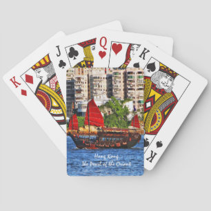 Hong Kong Sampan The Pearl of the Orient Playing Cards