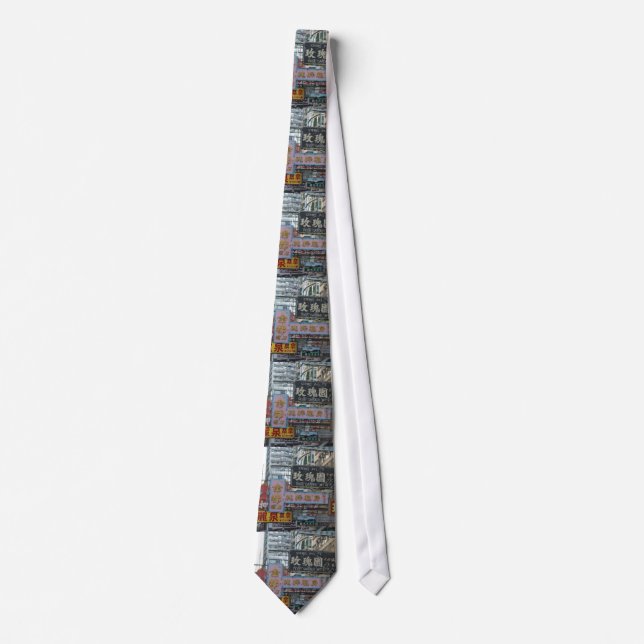 Hong Kong Signs Tie (Front)