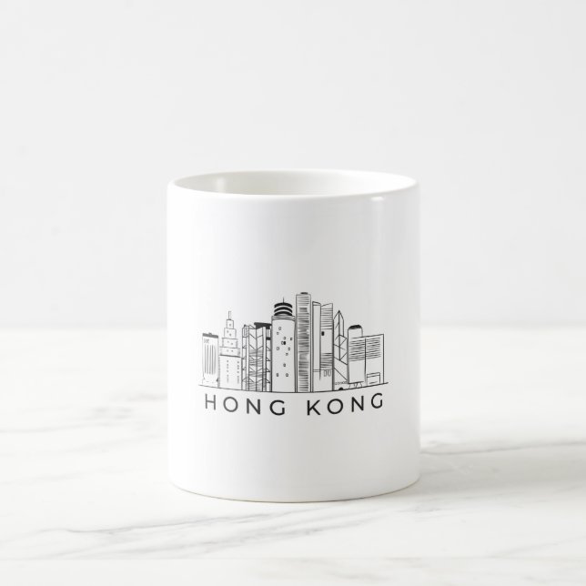 Hong kong skyline coffee mug (Center)