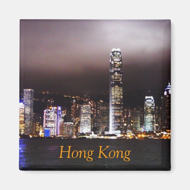 Hong Kong Skyline Magnet (Front)