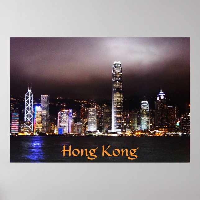 Hong Kong Skyline Poster (Front)