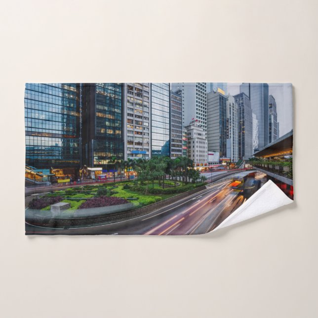 Hong Kong Traffic hand towel (Hand Towel)