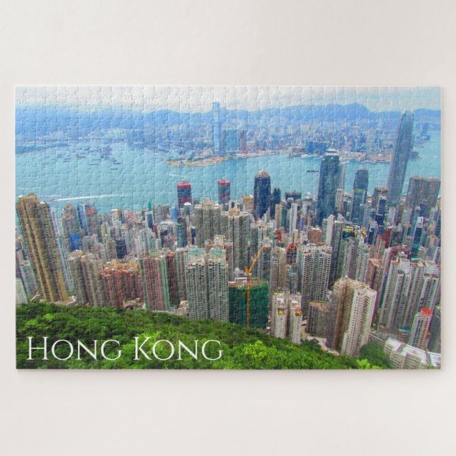 hong kong victoria peak jigsaw puzzle (Horizontal)