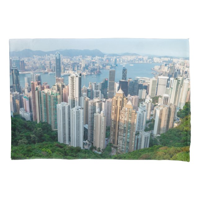 Hong Kong Victoria Peak Pillowcase (Front)
