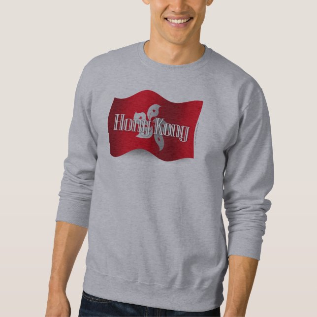 Hong Kong Waving Flag Sweatshirt (Front)