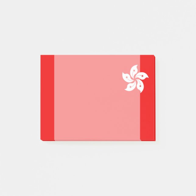 Hong Kong White Orchid Symbol Post-it Notes (Front)