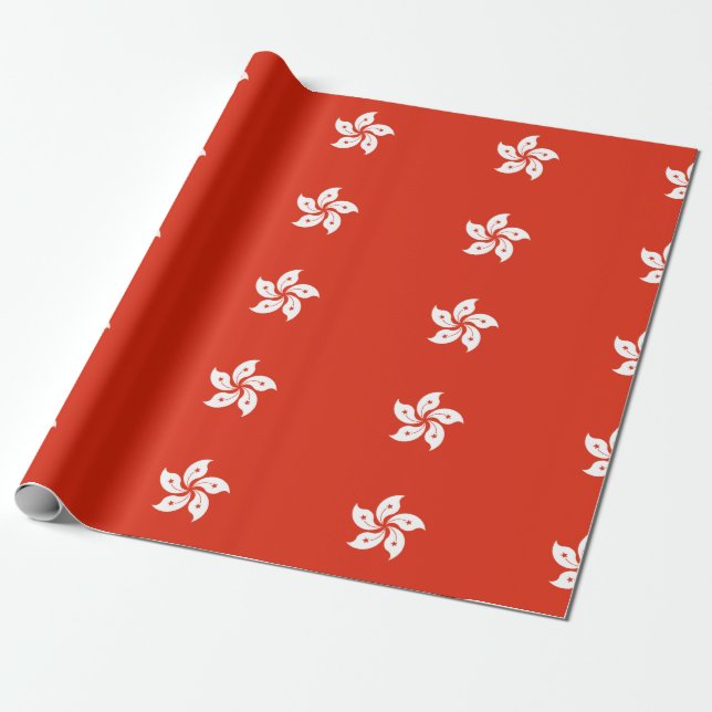 Hong Kong Wrapping Paper (Unrolled)