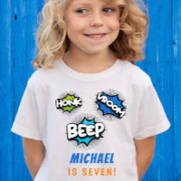 Honk beep vroom monster trucks cars birthday