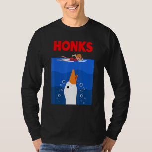 Honk Goose Duck chicken meme Idea T-Shirt