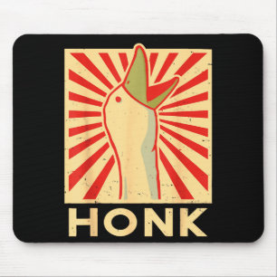 Honk Goose - Funny Duck Chicken Meme Idea  Mouse Pad