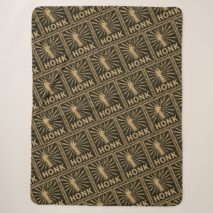Honk Goose Funny Duck Chicken Meme Sherpa Blanket